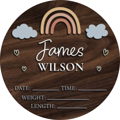 Personalized Birth Announcement Plaques