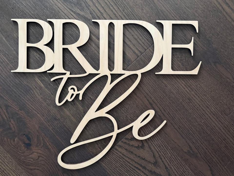 Custom wood text and shapes