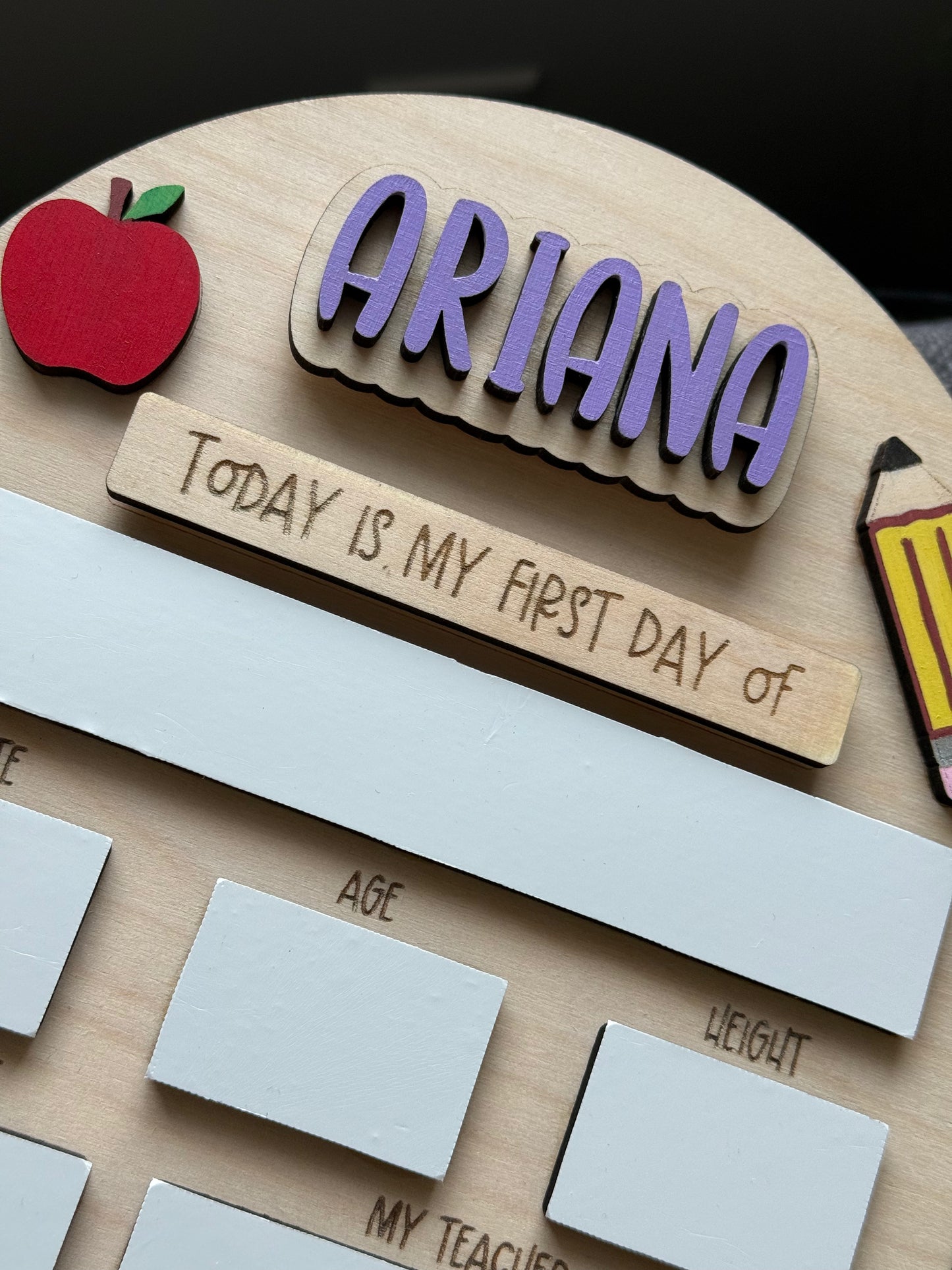 Back to School Photo Board – First & Last Day Fun!