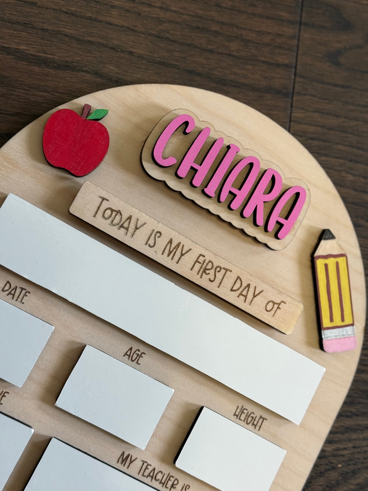 Back to School Photo Board – First & Last Day Fun!