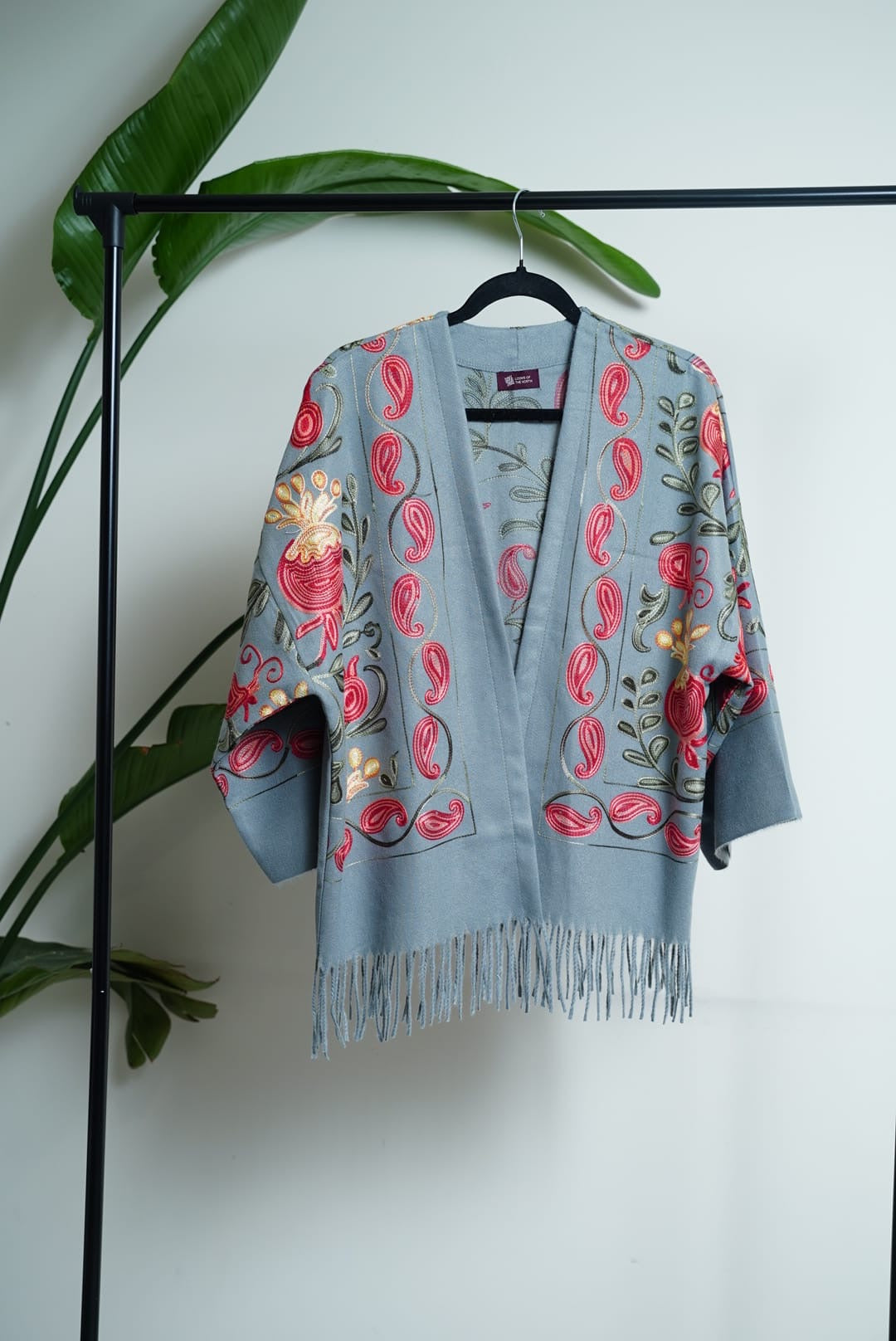 Pomora: One Size, All-Season Embroidered Cardigans