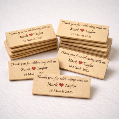 Custom engraved wooden plaque