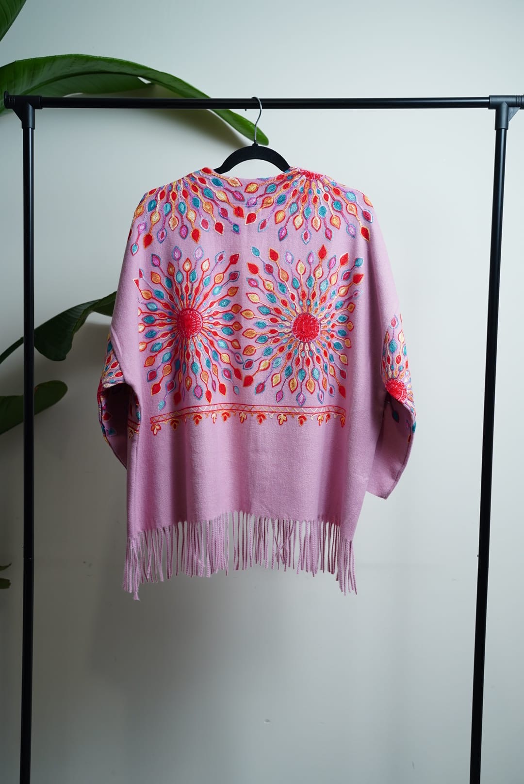Petal Burst: One-Size, All-Season Embroidered Cardigans