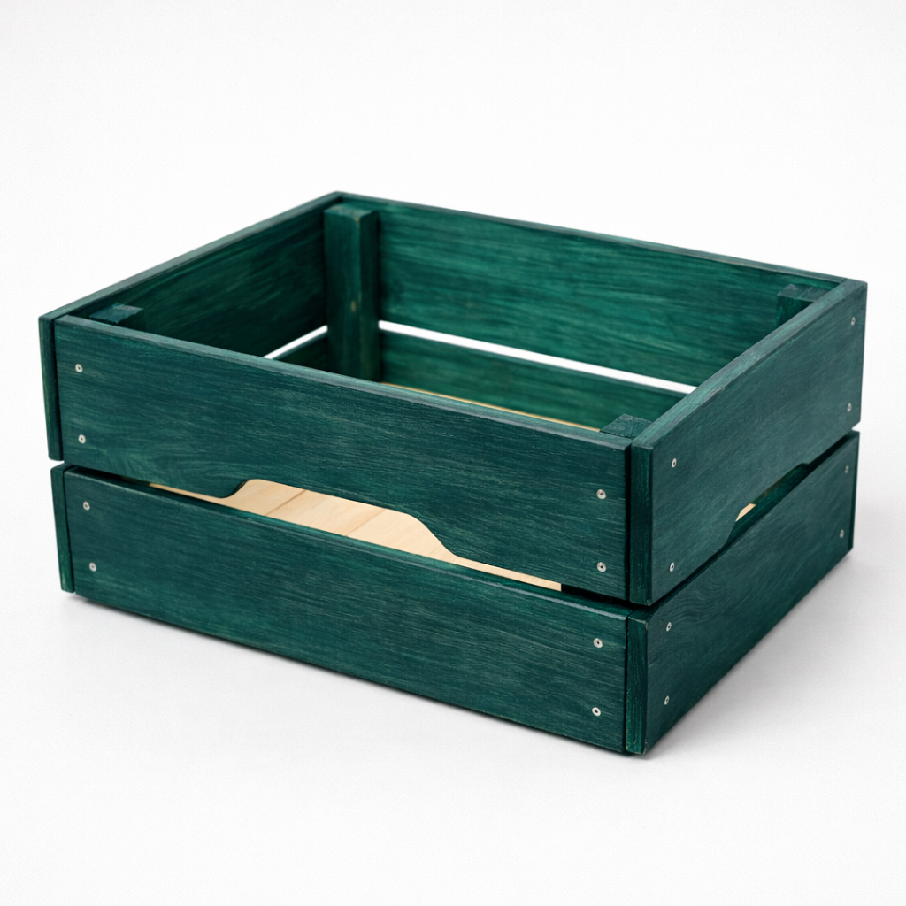 Hockey Star Wooden Crate