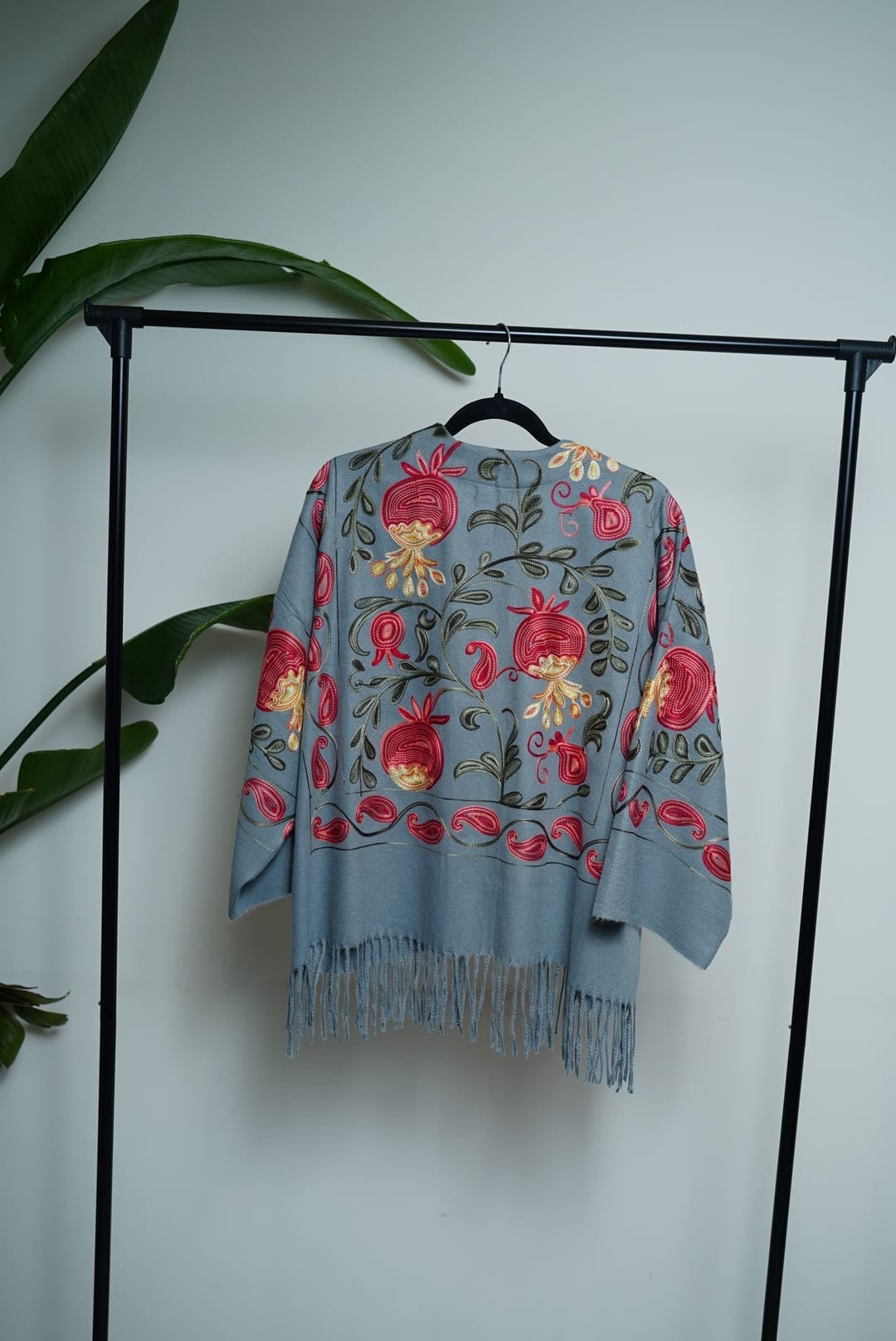 Pomora: One Size, All-Season Embroidered Cardigans