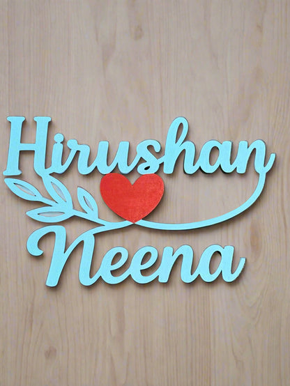 Custom wood text and shapes