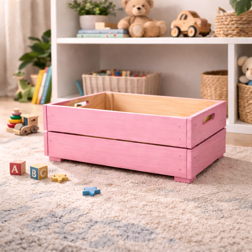 Under the Sea Treasure Wooden Crate