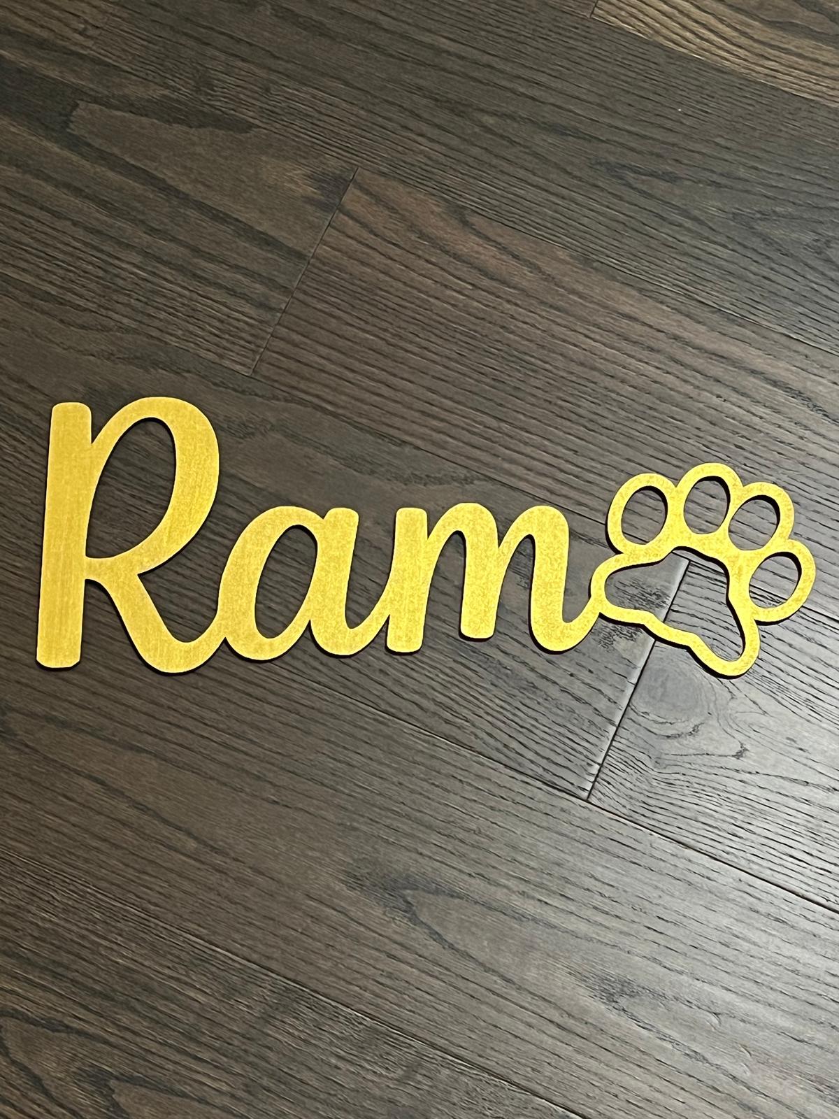 Custom wood text and shapes