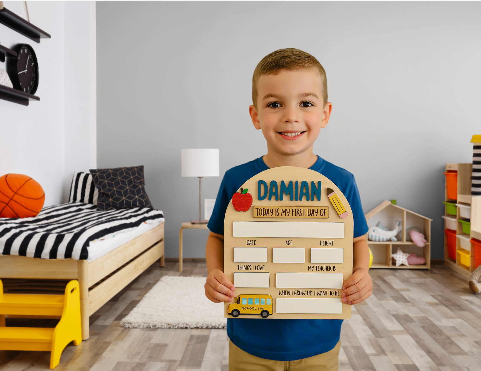 Custom school board for kids