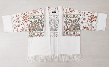 Nova: One-Size, All-Season Embroidered Shrug