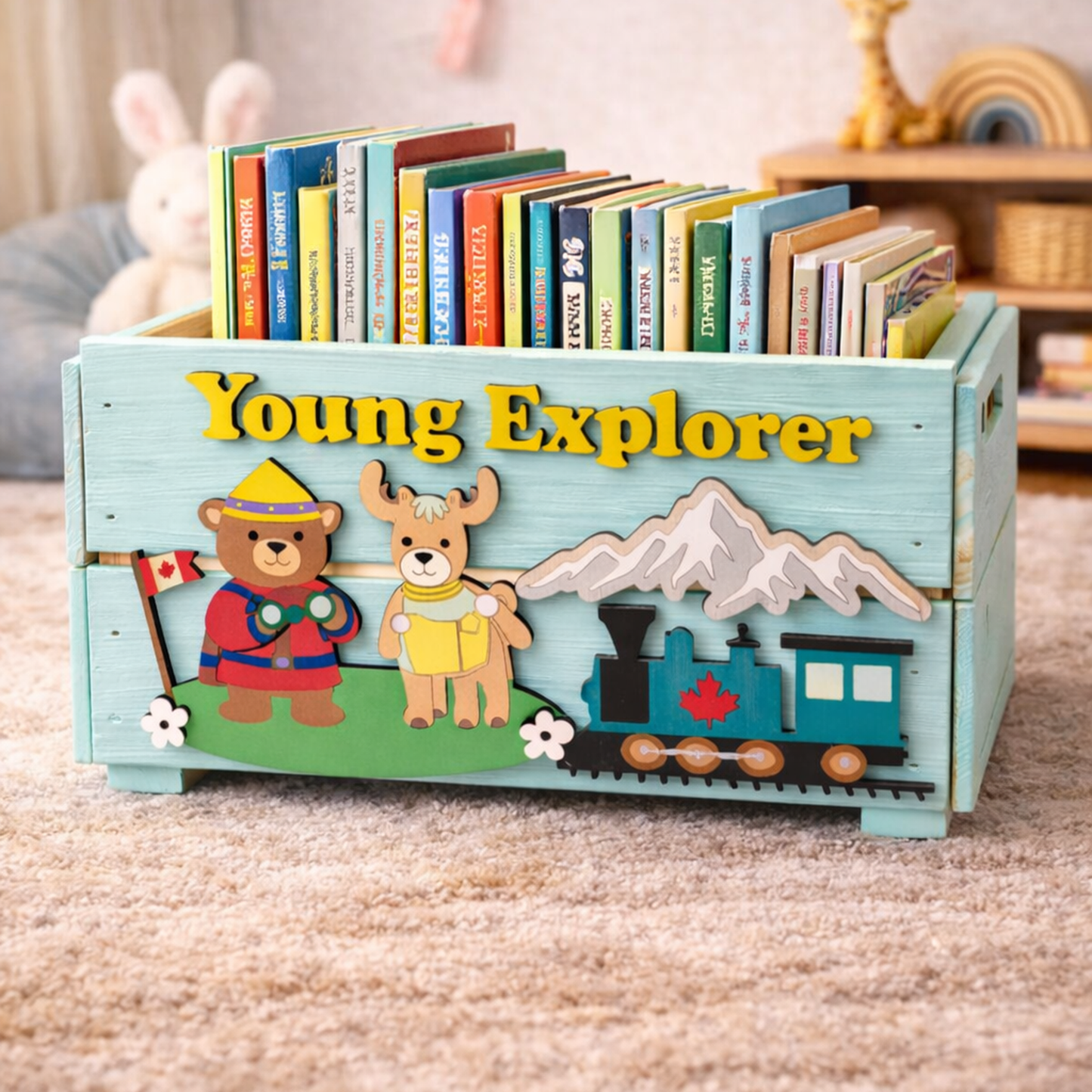 Young Explorer Wooden Crate