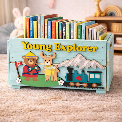Young Explorer Wooden Crate